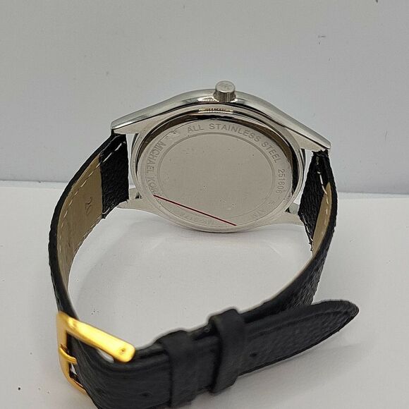 Michael Kors Runway MK3178 Women's Black Leather Analog Dial Quartz Watch AM523 - Picture 11 of 11